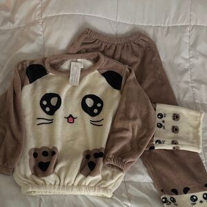 Cute Animal Print Pajama Set